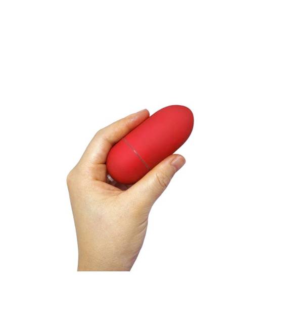 Huevo Vibrador con Control Remoto Rojo