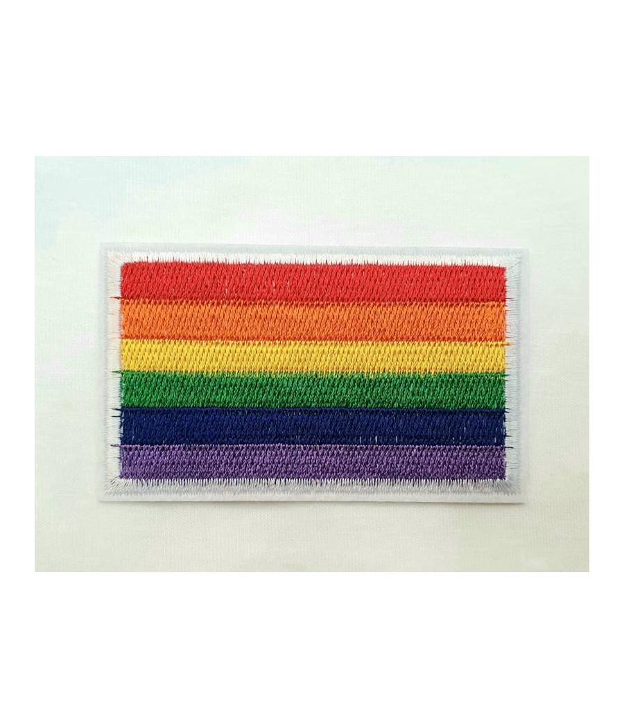 Parche Rectangular Bandera LGBT