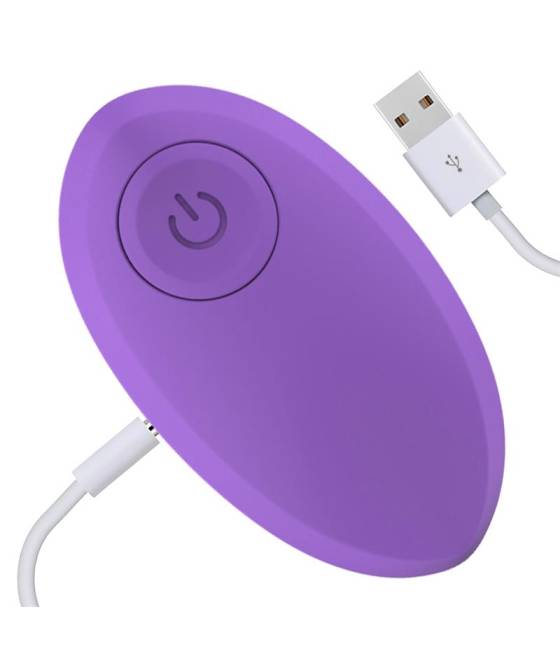 Huevo Vibrador Control Remoto Odise USB Silicona Purpura