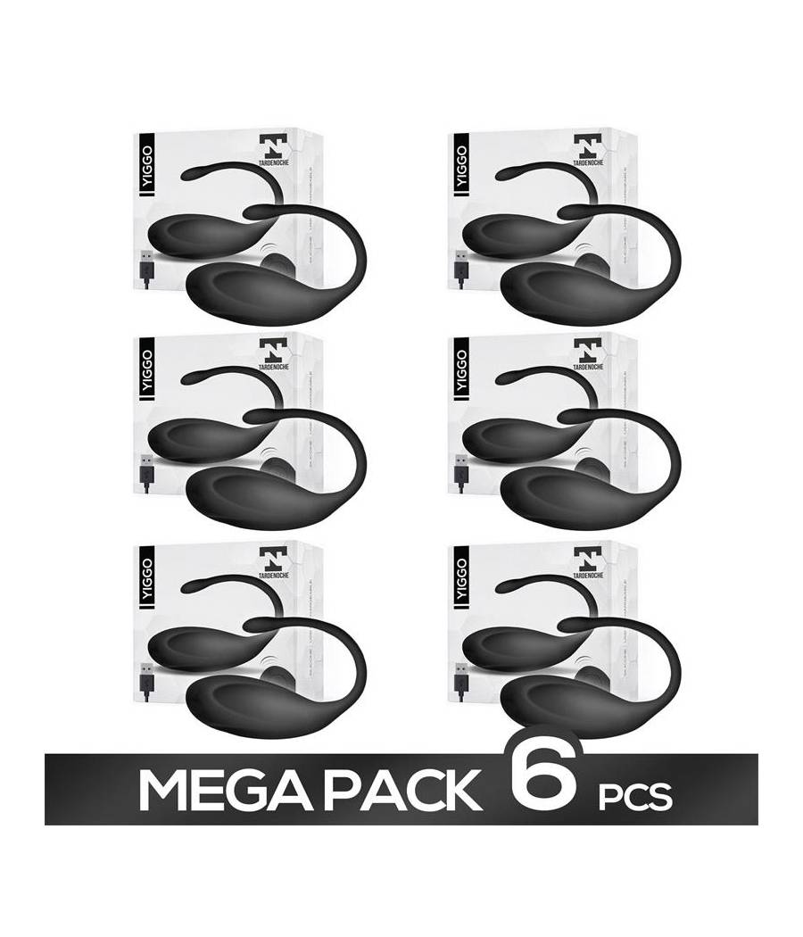 Pack de 6 Huevo Vibrador Control Remoto USB