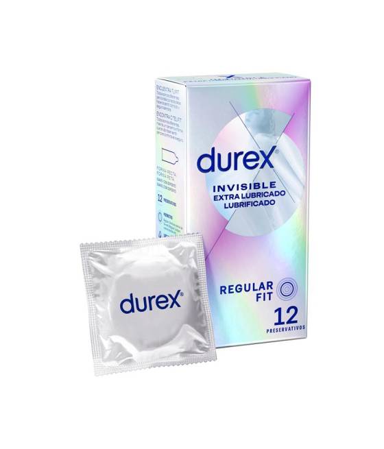 Preservativos Invisible Extra Lubricación 12ud